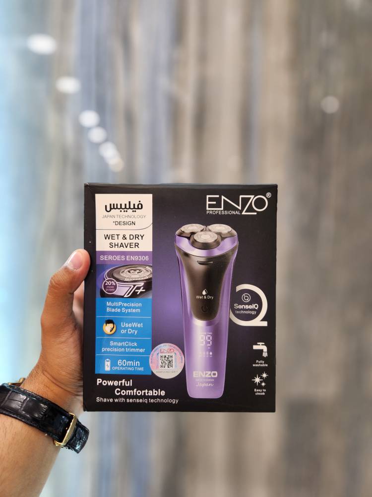 ماشین اصلاح موی صورت شارژی انزو پروفیشینال مدل EN-9306